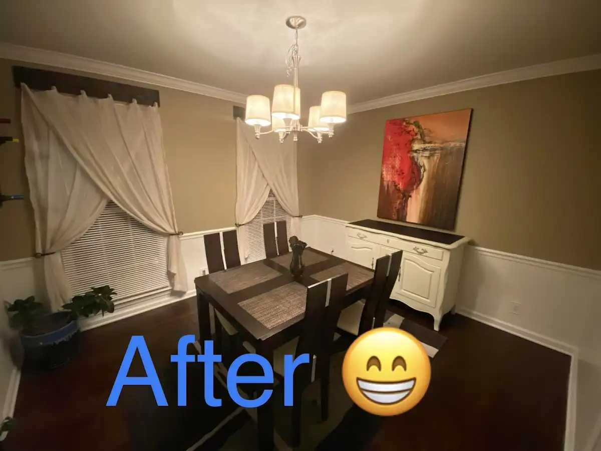 Professional dining room restoration after water damage in Green